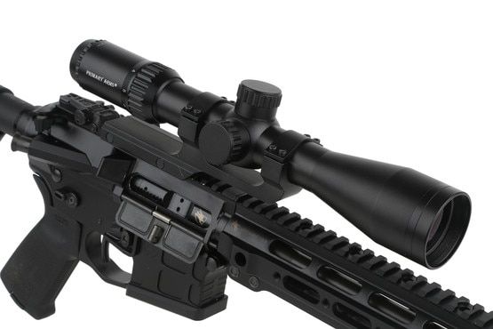 The Primary Arms classic series rifle scope with duplex reticle is perfect for AR-15s or .22 rifles alike